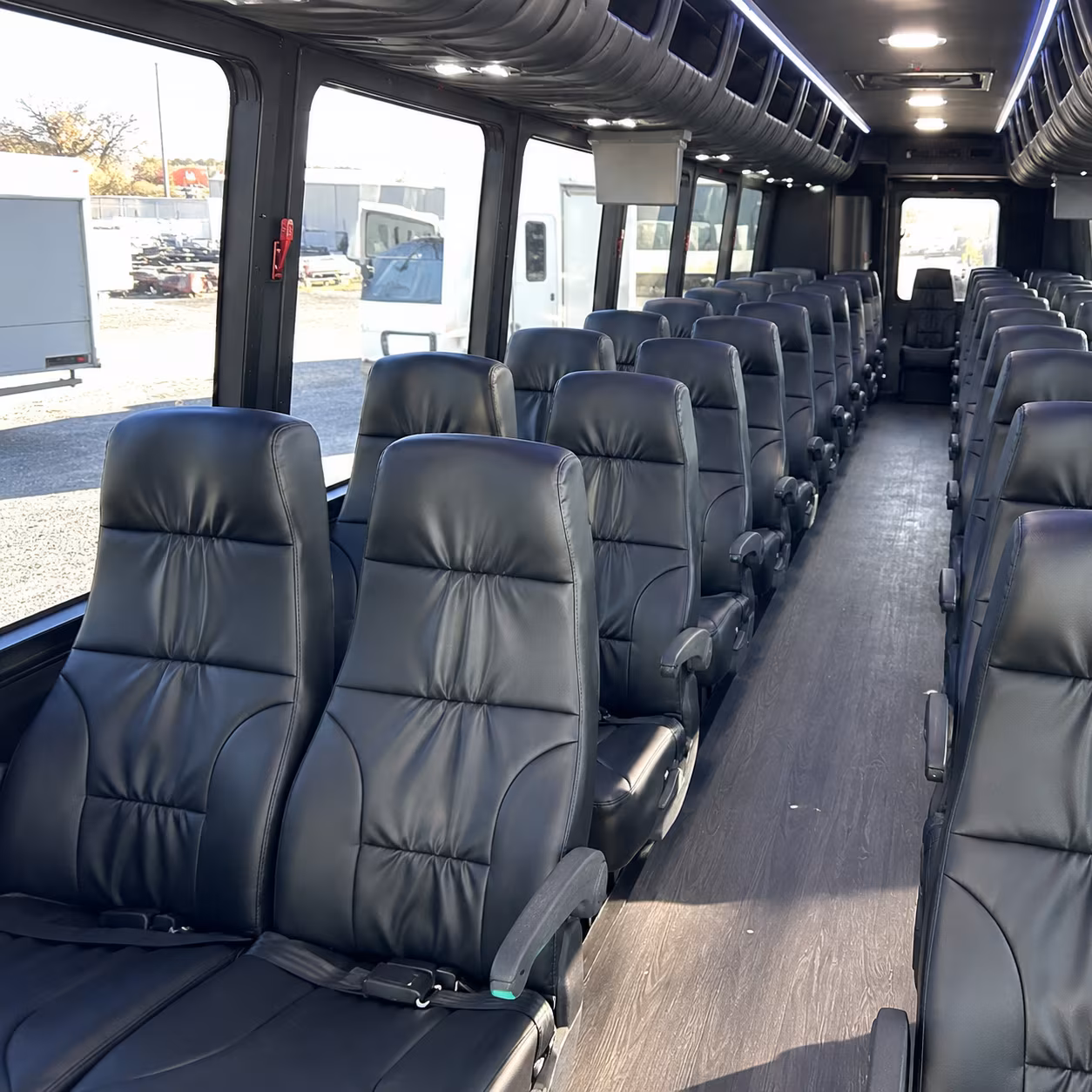 Fayetteville Airport Shuttle & Transportation party bus exterior