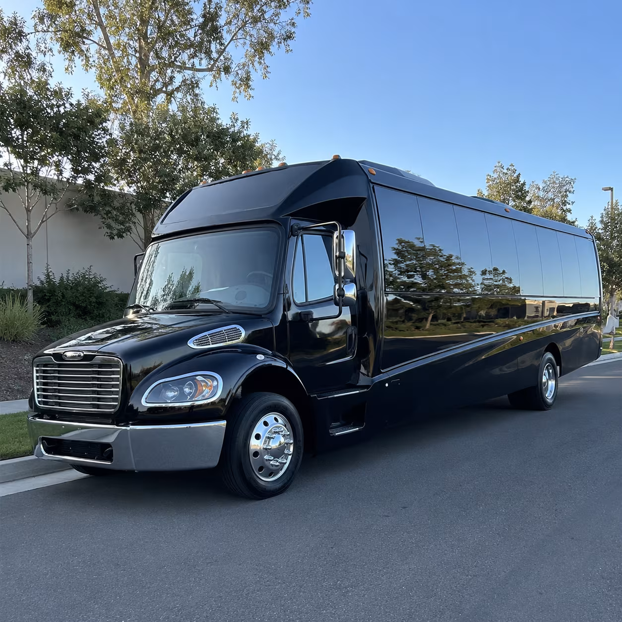Fayetteville Airport Shuttle & Transportation party bus exterior