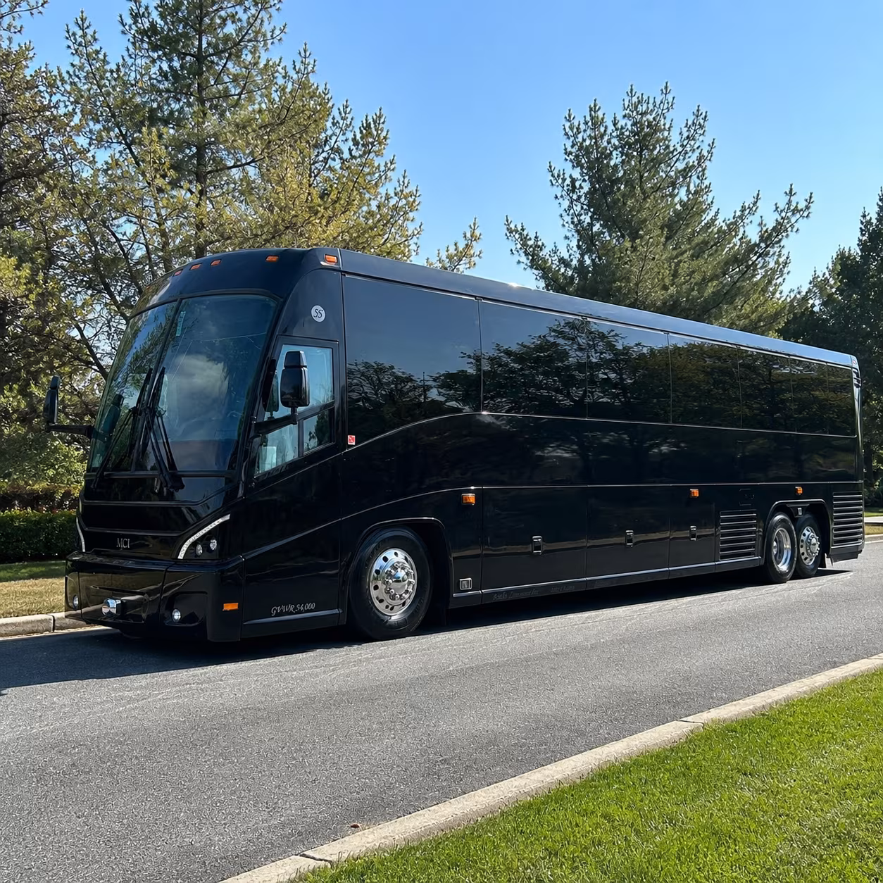 Fayetteville Airport Shuttle & Transportation party bus exterior