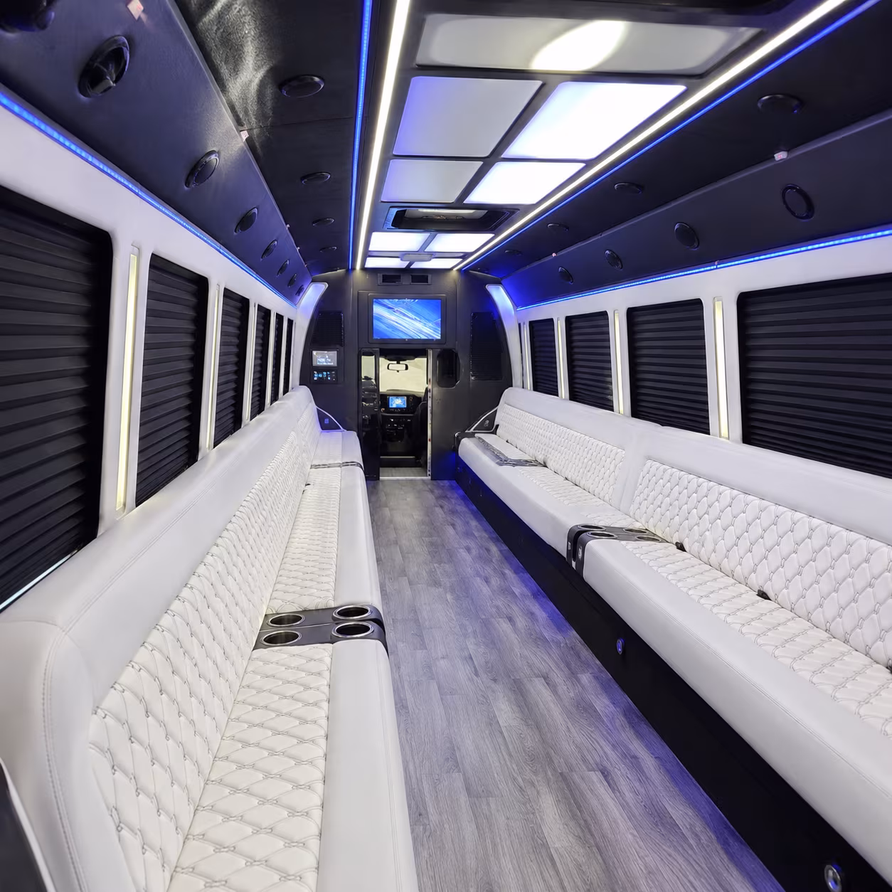 Fayetteville Concert & Music Festival Transportation onboard seating