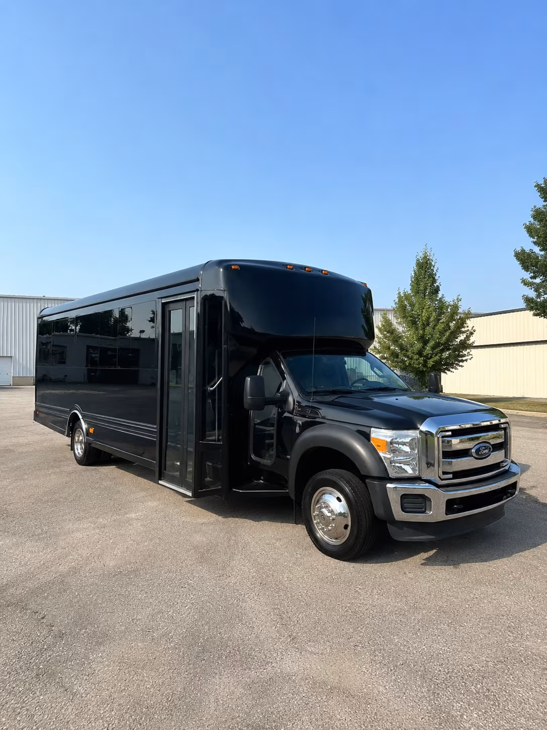Fayetteville Prom & Homecoming Transportation party bus exterior