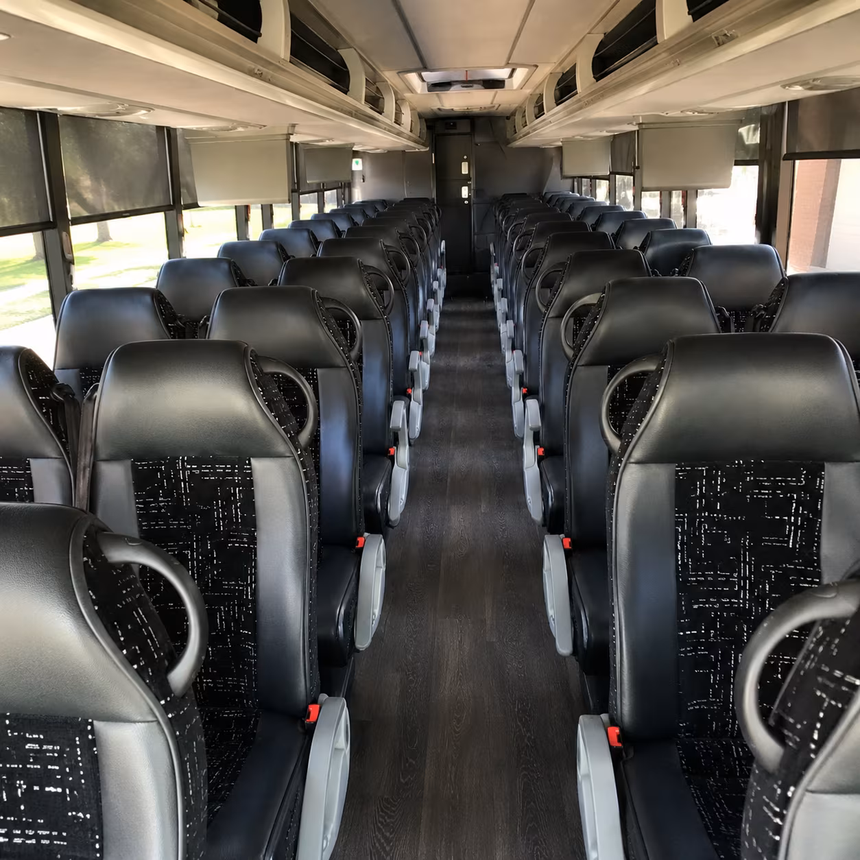 Fayetteville School Event Transportation party bus exterior