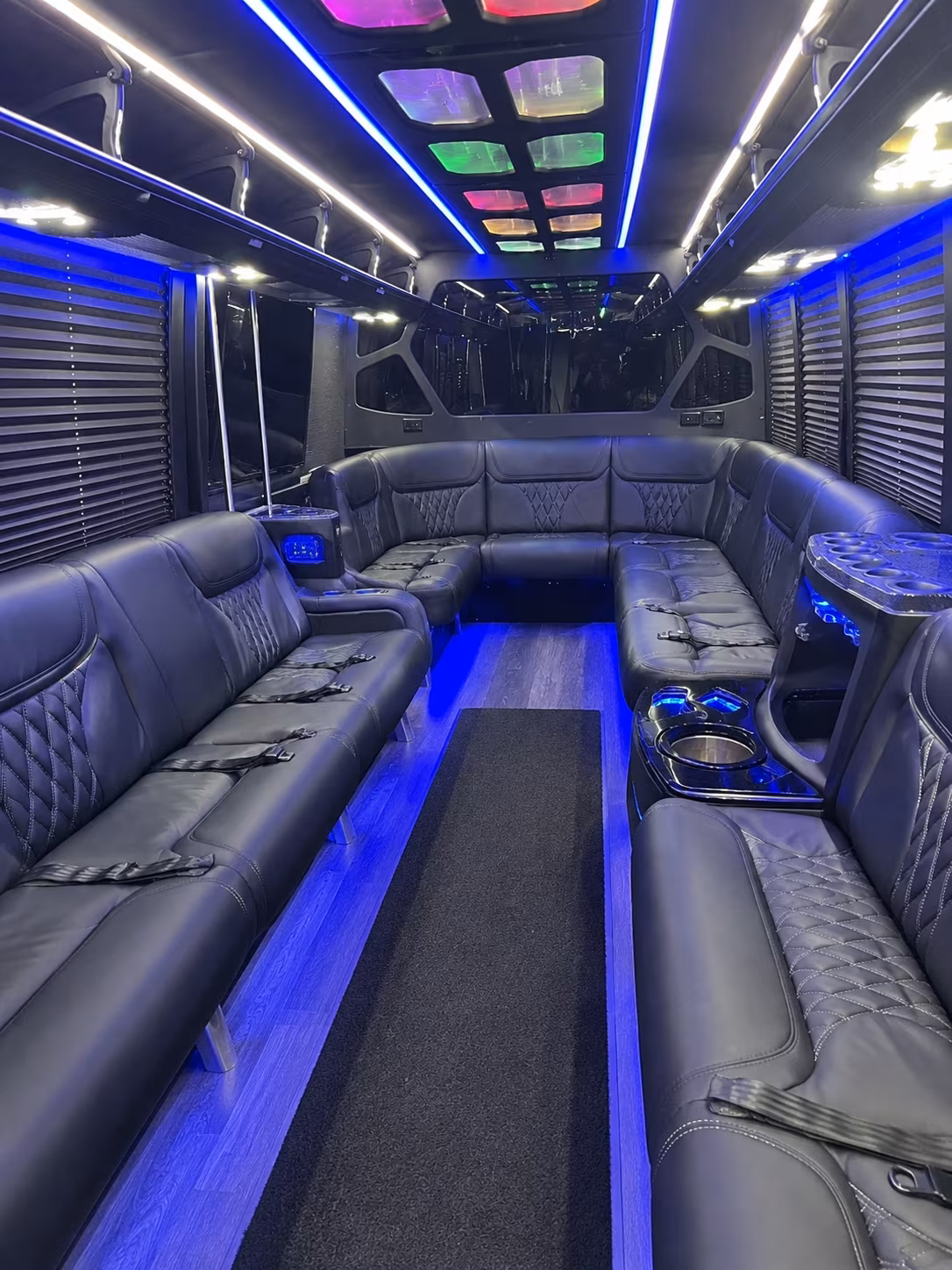Fayetteville Sporting Event Transportation onboard seating