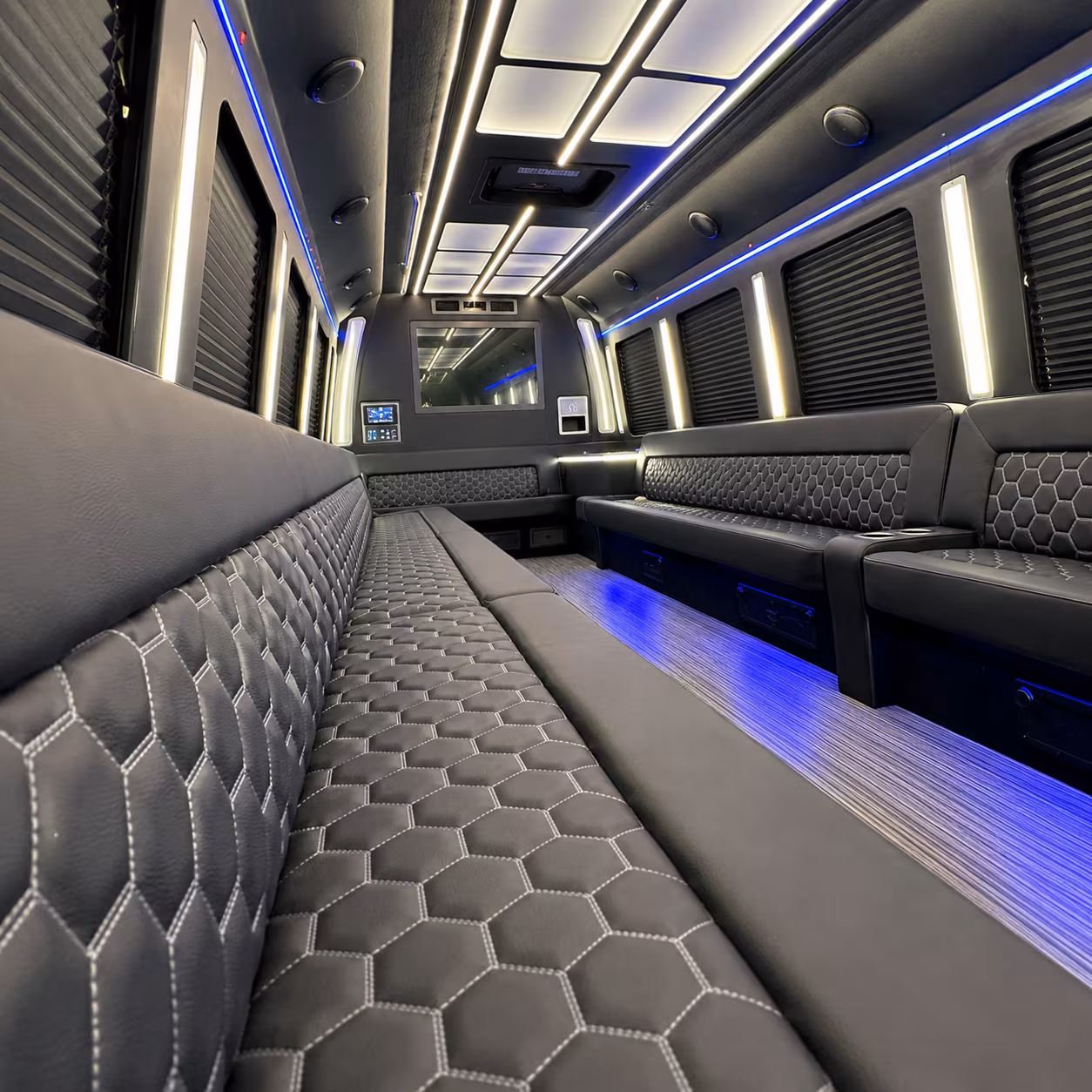 Fayetteville Winery Tour & Pub Crawl Transportation party bus exterior