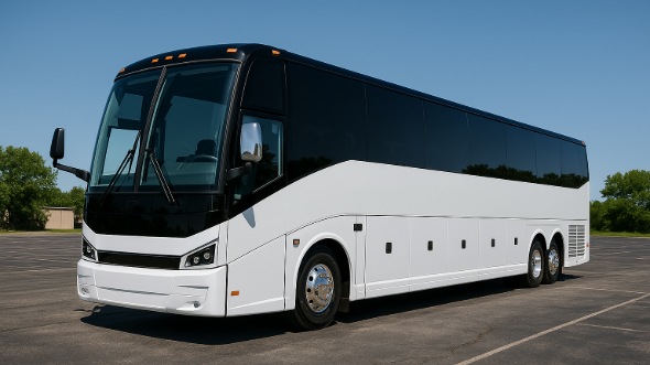 Exterior of Charter Bus Company Chapel Hill's 40 Passenger Party Bus in Chapel Hill