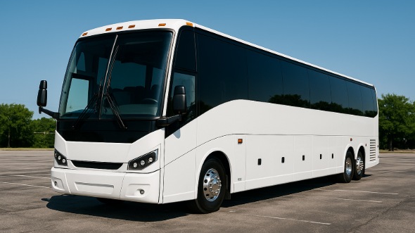 Exterior of Charter Bus Company Raleigh's 40 Passenger Party Bus in Raleigh