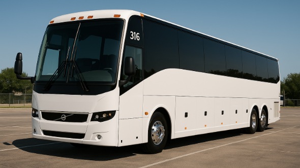 Exterior of Charter Bus Company Holly Springs's 50 Passenger Party Bus in Holly Springs